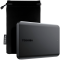 TOSHIBA Canvio Basics Excl сыртқы қатты дискі (2.5" 4TB, USB3.2 Gen 1, қара)