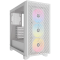 CORSAIR Corsair 3000D RGB Tempered Glass Mid-Tower, Ақ