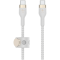 BELKIN BELKIN  USB-C to USB-C 2.0 Braided silicone, 3M, White