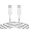 BELKIN BELKIN USB-C to USB-C Cable Braided, 1M, White