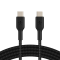 BELKIN BELKIN USB-C to USB-C Cable Braided, 1M, Black