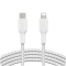 BELKIN BELKIN Lightning to USB-C Cable Braided, 2M, White