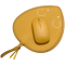 TUCANO TOPO MOUSE PAD + WIRELESS MOUSE YELLOW