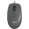 LOGITECH LOGITECH M100 Corded Mouse - BLACK - USB