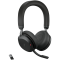 JABRA JABRA EVOLVE2 75, Link390a MS Stereo Black, EVOLVE2 75 headset Black MS, Link 380 BT adapter USB-A MS,1.2m USB-C to USB-A cable, carry pouch, warranty and warning (safety leaflets)