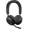 JABRA JABRA EVOLVE2 75, Link380c MS Stereo Black, EVOLVE2 75 headset Black MS, Link 380 BT adapter USB-C MS,1.2m USB-C to USB-C cable, carry pouch, warranty and warning (safety leaflets)