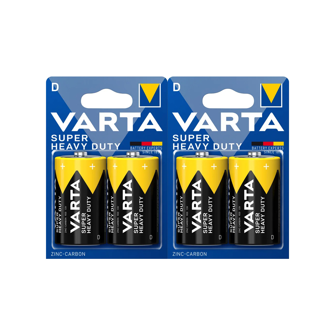 Батарея VARTA R20P Superlife Mono D 1.5 V 2 шт. блистерде