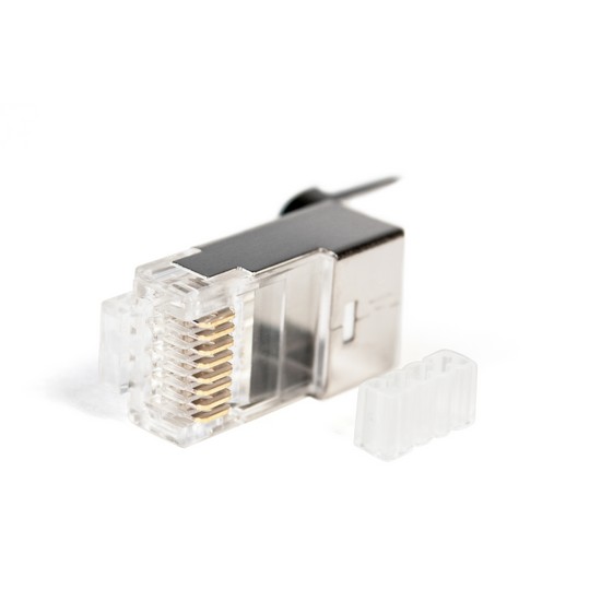 Коннектор телекоммуникационный, SHIP, S901G, RJ 45, Cat.6A, S-FTP, (100 штук в пакете)