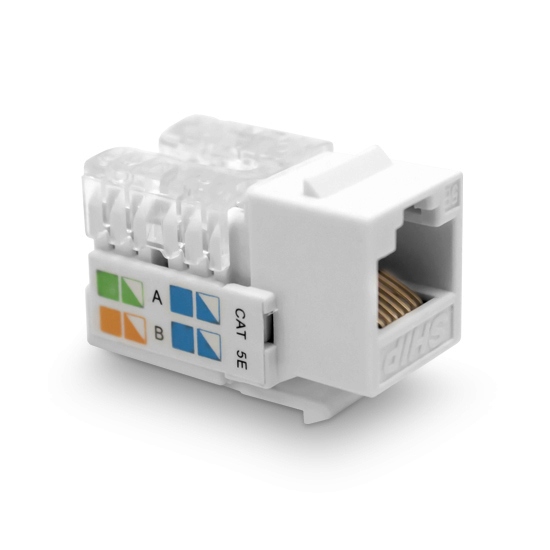 Модуль для информационной розетки SHIP M245 Cat.5e RJ-45 UTP Белый