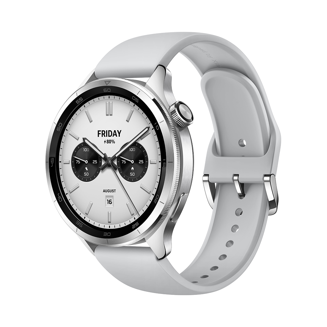 Смарт часы, Xiaomi, Watch S4, M2425W1 / BHR9197GL, Дисплей 1.43" AMOLED, Разрешение 466 x 466, Водонепроницаемые (5 АТМ), GPS+GLONASS, Galileo, BDS, QZSS, Батарея 486 мАч, Серебристый