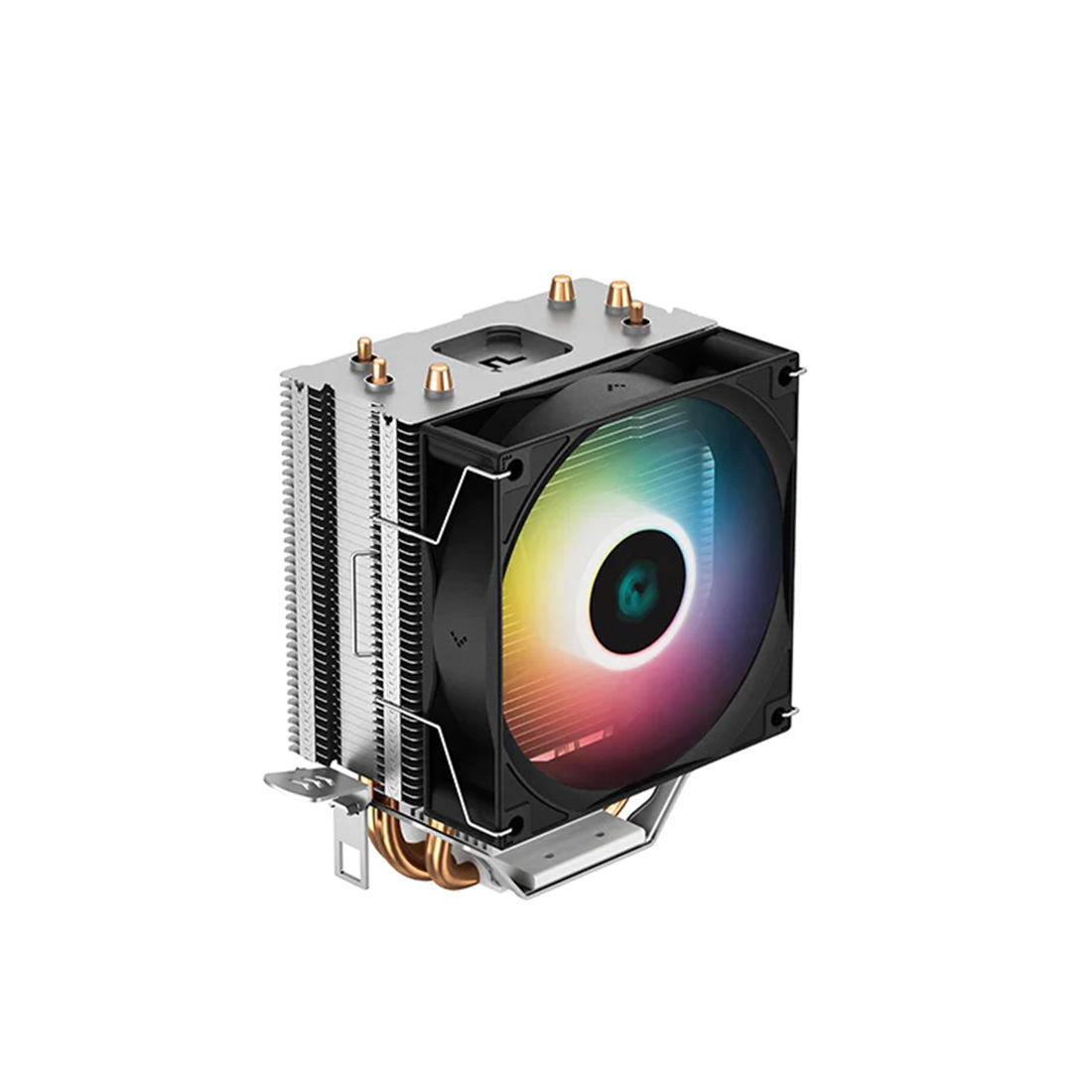 Кулер для процессора, Deepcool, AG300 LED R-AG300-BKLNMN-G, Intel 1851/1700/1200/115х и AMD AM5/AM4, 150W, 120мм 6-Color LED, 500- 3050±10% об/м, 32,5CFM,  30,5dB(A), 4pin, 119х77х129мм, Серебристый