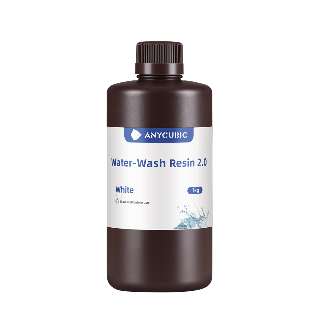 Фотополимерная смола для 3D-печати Anycubic Water-Wash Resin 2.0 SSX2WH-10, 1 литр, Белый