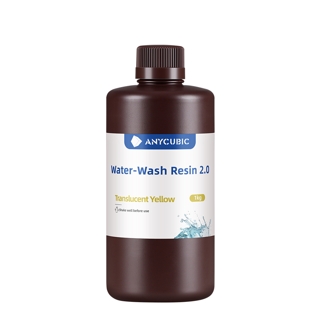 Фотополимерная смола для 3D-печати Anycubic Water-Wash Resin 2.0 SSX2GY-10, 1 литр, Серый