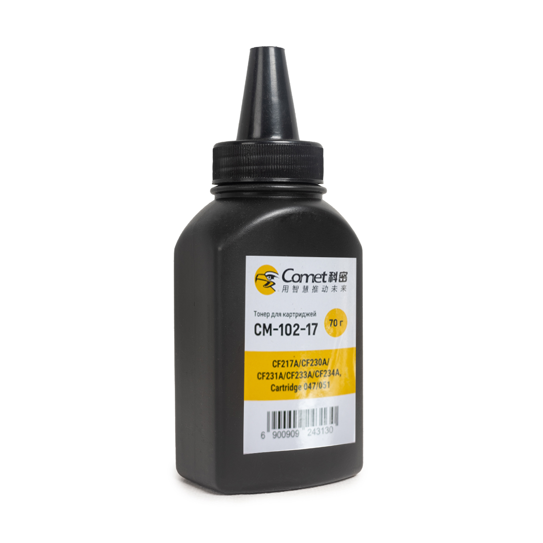 Тонер Comet CM-102-17 (70 гр) HP CF217A/CF230A/CF231A/CF233A, Canon 047/051