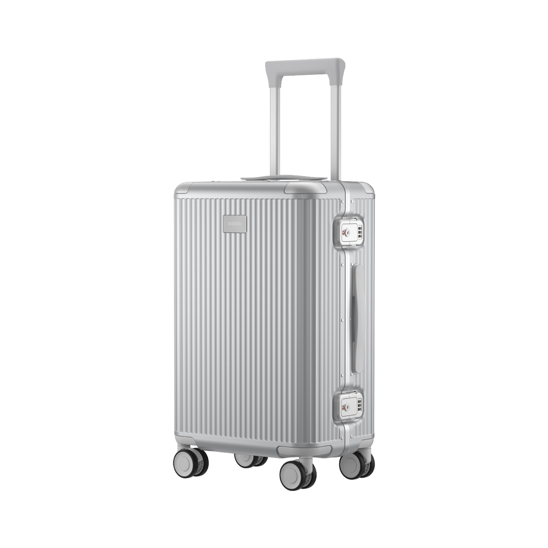 Чемодан, Xiaomi, Aluminum Frame Luggage 20", XMLKXHWRM/BHR8840GL, Поликарбонат, 580*375*230 мм, 3,9 кг, Серебристый