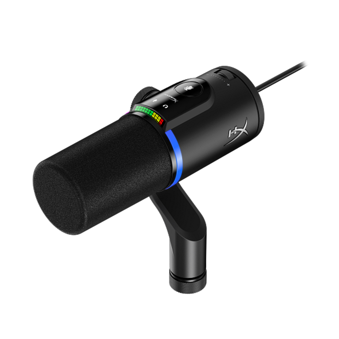 Микрофон, HyperX, B2CM1AA, FlipCast, динамический, 32 бит/192кГц,, 20Гц-20кГц, -10дБ, XLR/USB, 575 гр, Чёрный