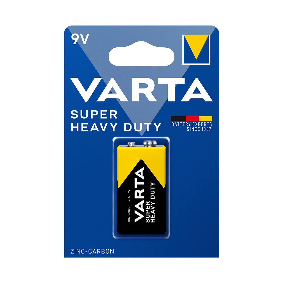 Батарейка VARTA 6F22P Superlife (Super Heavy Duty) E-Block 9 V