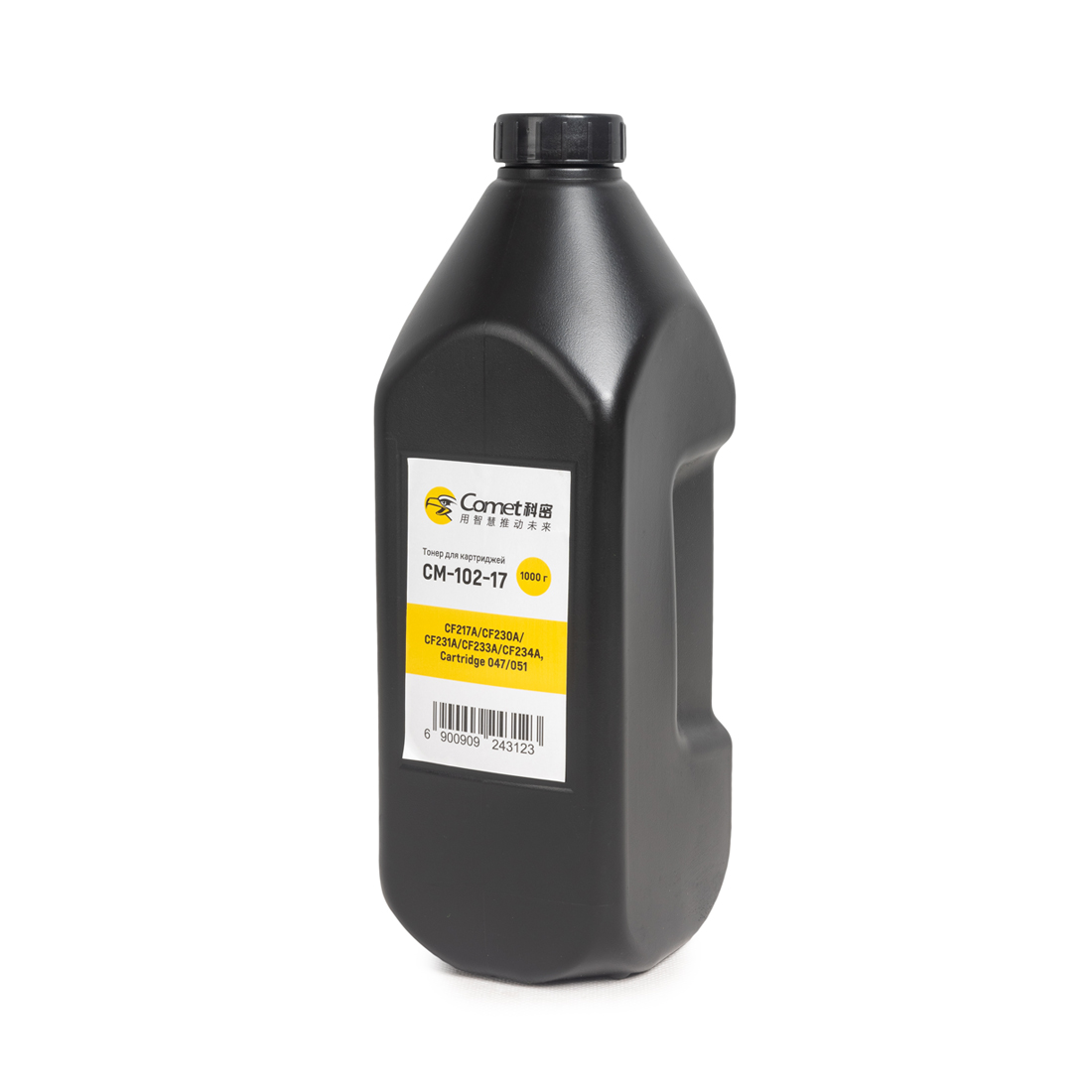 Тонер Comet CM-102-17 (1000 гр) для картриджей HP и Canon