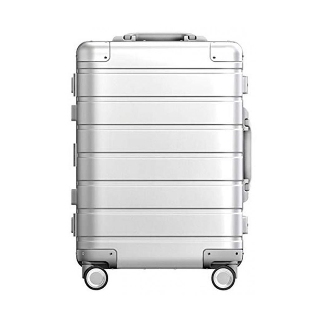 Чемодан, Xiaomi, Metal Carry-on Luggage 20", XNA4106GL, Алюминиевый сплав, 4,2 кг, Колеса с углом вращения 360 градусов для плавности и маневренности, Ручка с 4 уровнями высоты, Двойной TSA-замок, Серебристый