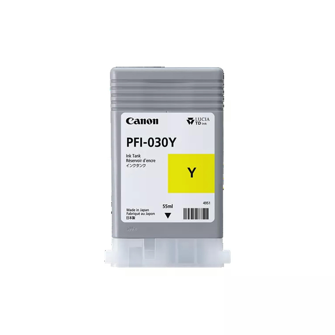 Чернила Canon Ink Tank PFI-030 Yellow для imagePROGRAF TA-20/TA-30, TM-240/TM-340, 55 мл