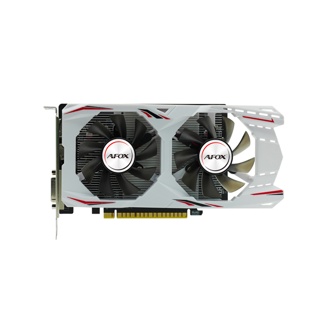 Видеокарта, AFOX, GTX1050Ti GAMING 4GB D5 Dual Fan (4897033788540), AF1050TI-4096D5H7-V9, GDDR5, 128bit, DP, HDMI, DVI, 220*147*56 мм, Цветная коробка