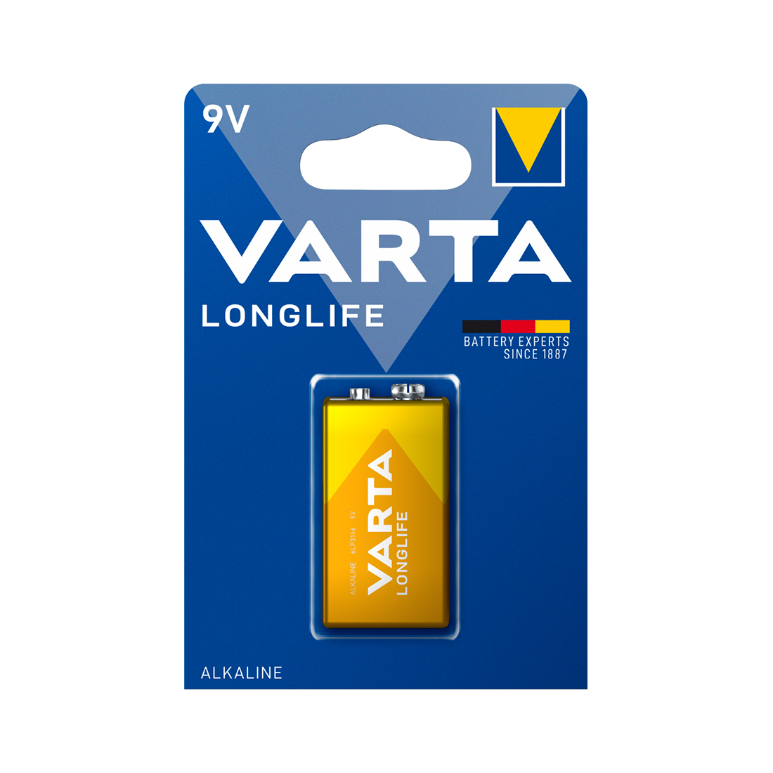 Батарейка VARTA 4122-6LP3146 (E-Block 9V - 6LR61) Longlife