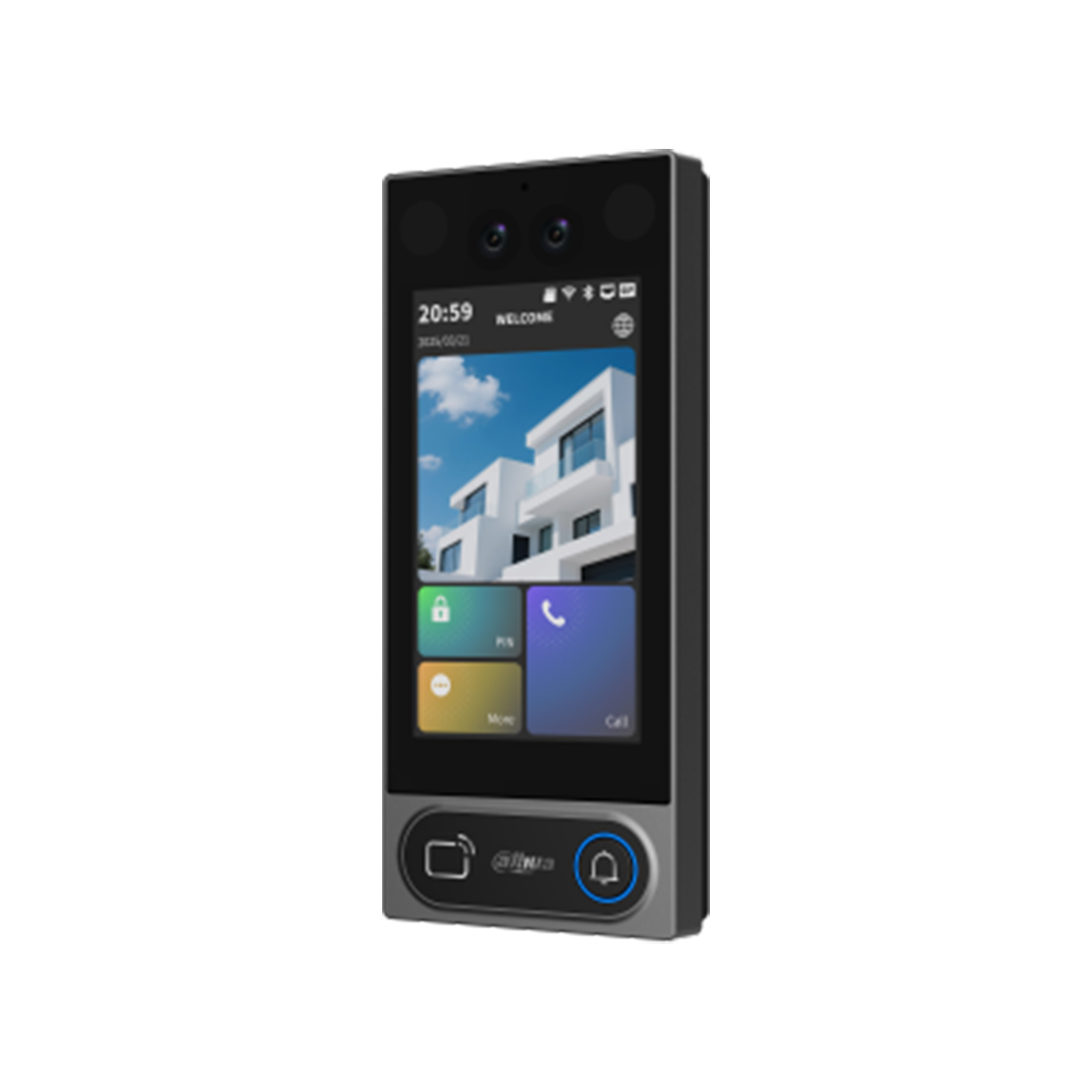 Вызывная панель, Dahua, DHI-VTO6631QB-WP, 4,3" IPS-дисплей, 2 Мп, IP65 & IK08