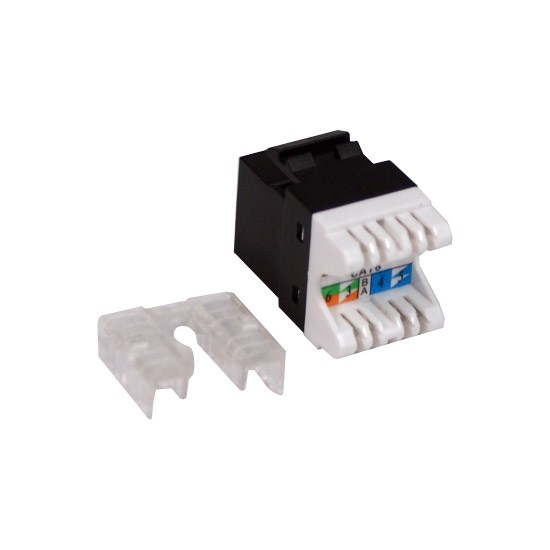 Модуль для информационной розетки SHIP M255-1 Cat.6 RJ-45 UTP Чёрный
