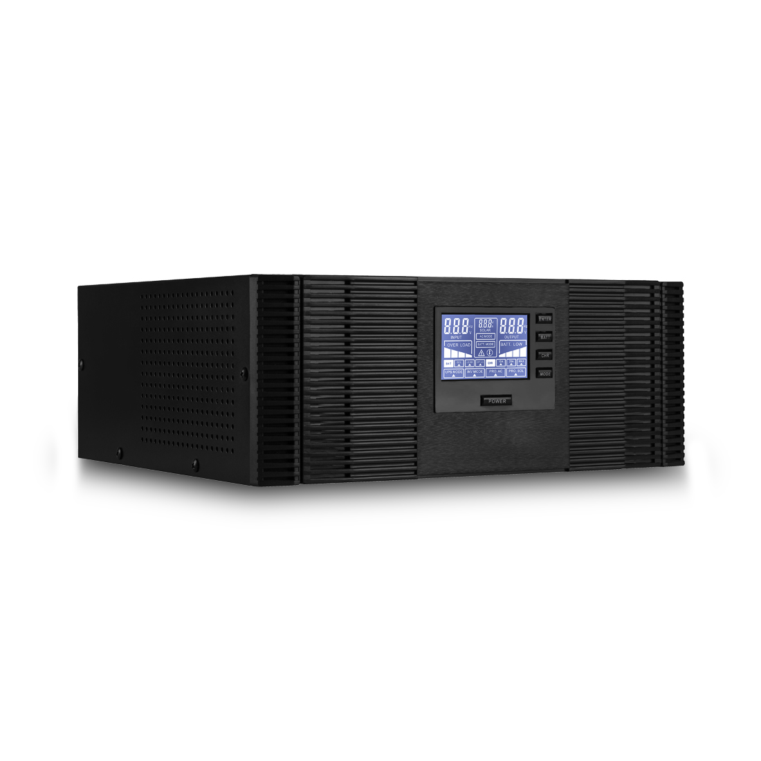 Инвертор, SVC, DI-1000-F-LCD, Мощность 1000ВА/800Вт, Вход 12В и/или 220В, Выход 220В (Чистая синусоида на выходе), Диапазон работы AVR: 145-270В, Функция заряда батарей 20A, Чёрный
