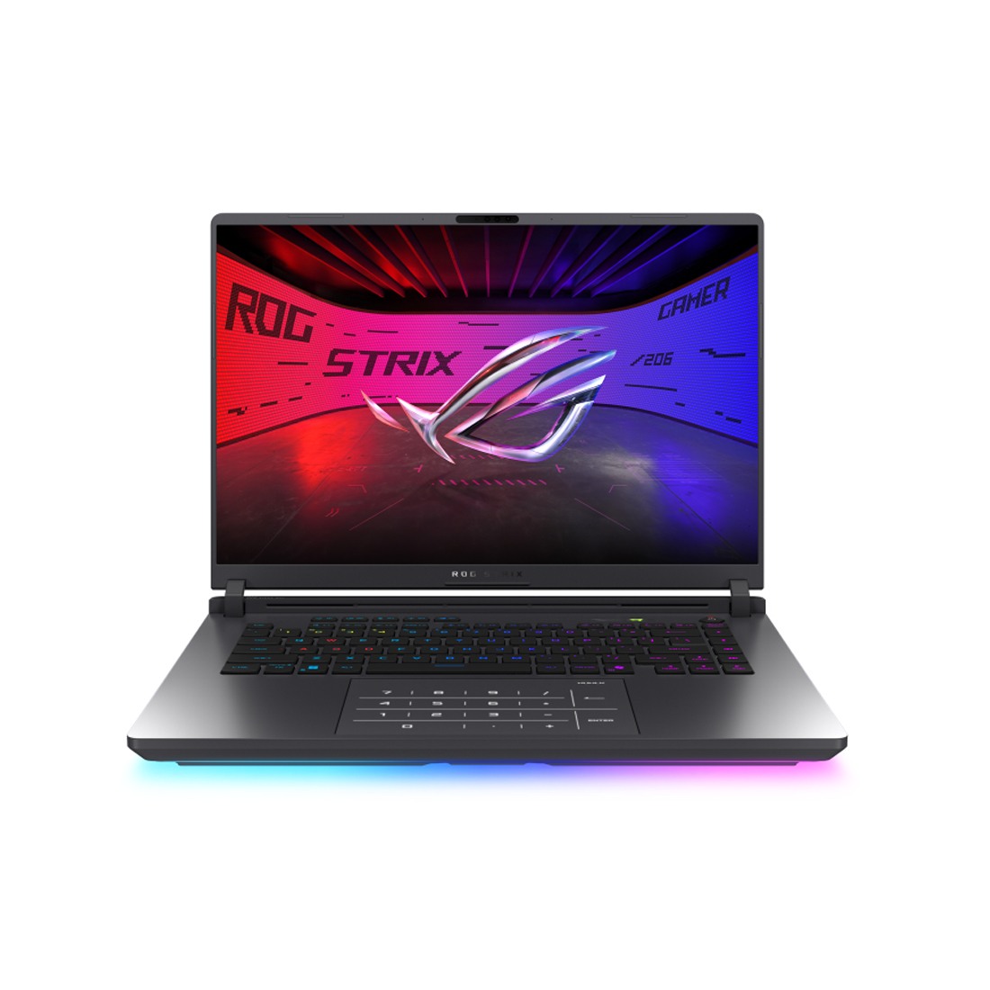Ноутбук, ASUS, ROG Strix G16 G614PR-RV027, 90NR0NJ7-M001J0, 16",FHD+ 1920x1200, IPS, 165Hz, AMD Ryzen 9 8940HX, 16GB DDR5, 1TB SSD Gen4, NVIDIA GeForce RTX5070 Ti, 12GB GDDR7, DOS, Серый