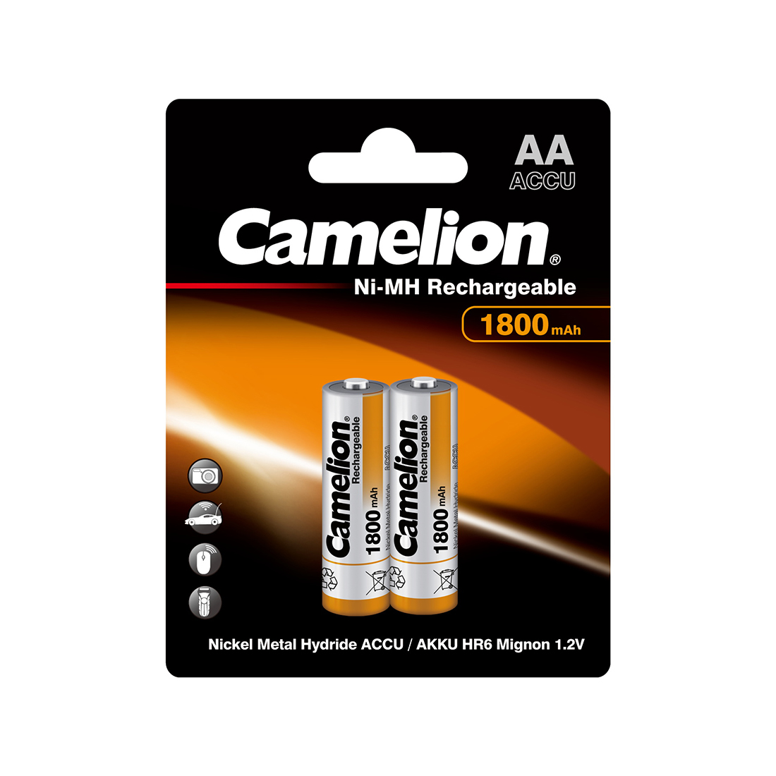 CAMELION NH-AA1800BP2 аккумуляторы