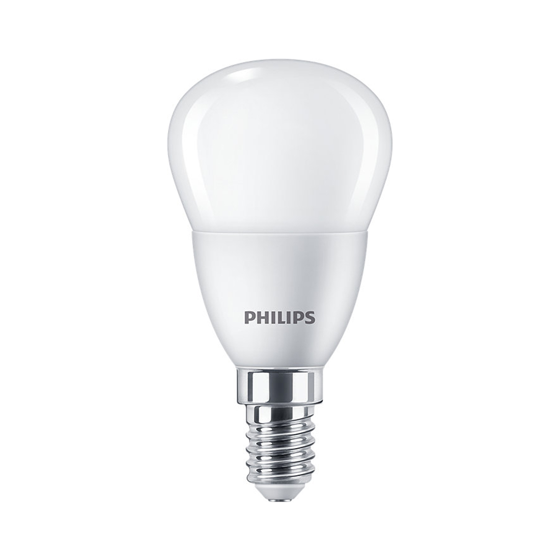 Лампа, Philips, LED Lustre 5W-500lm-E14-827P45NDFR, Ecohome, Мощность 5Вт, Световой поток 500Лм, Цоколь E14, Индекс цветопередачи 80CRI, Температура 2700К, Форма лампы P45, Матовая колба, Тёплый