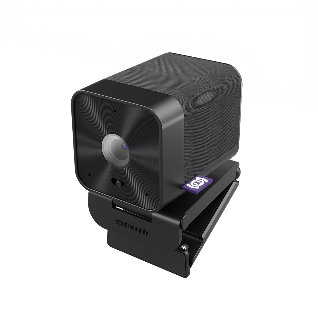 Веб-Камера, Streamplify, CAM-G-QHD-4M30-BK, 1920x1080, 2.0Mpx, 80 градусов, Микрофон, Автофокус, USB 2.0 Type A, Длина кабеля: 150 см, Крепление: зажим, Черный