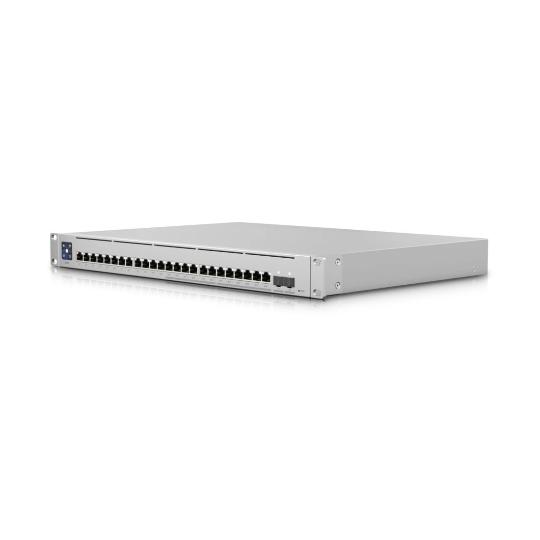 Коммутатор, Ubiquiti, USW-Enterprise-24-PoE, Switch, Управляемый L3, 12 портов 10/100/1000/2500 Mbps RJ45 PoE+ , 12 портов 10/100/1000 Mbps RJ45 PoE+, 802.3af/at, бюджет 400W, 2 порта SFP+, Стоечный