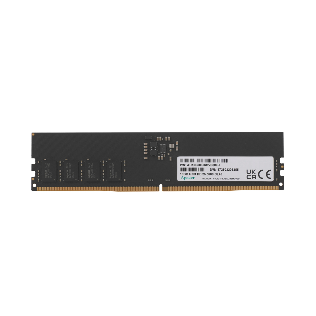 Модуль памяти Apacer FL.16G2C.PKH DDR5 16GB DIMM PC5-44800 5600MHz