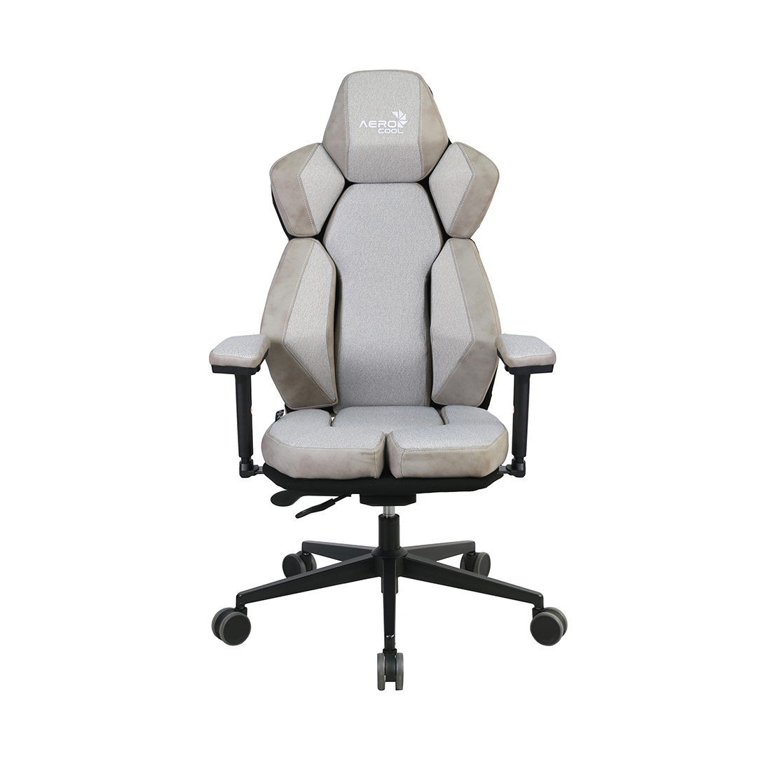 Игровое компьютерное кресло, Aerocool, XTAL-Loft Air Light Grey, Многослойная дышащая сетчатая ткань (LOFT Air), (Ш)65*(Г)70*(В)122 (132) см, Серый
