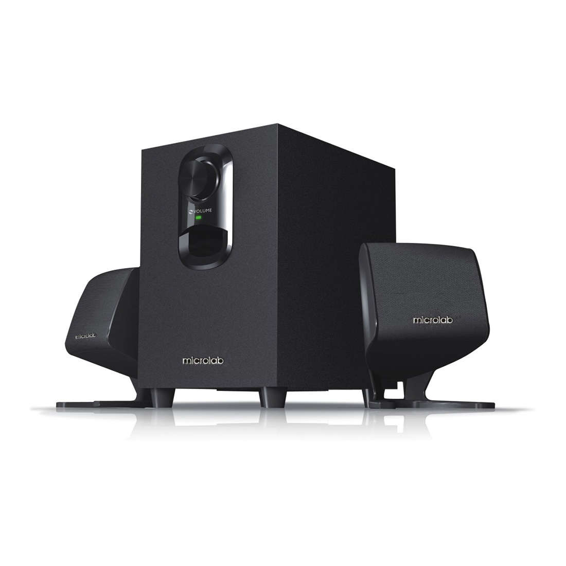 Акустическая система Microlab M-108, 11Вт (2,5Вт*2+6Вт), Чёрный