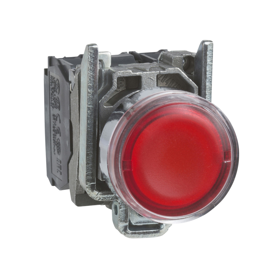 Кнопка SE XB4BW34G5 с возвратом и подсветкой 22мм 48-120В