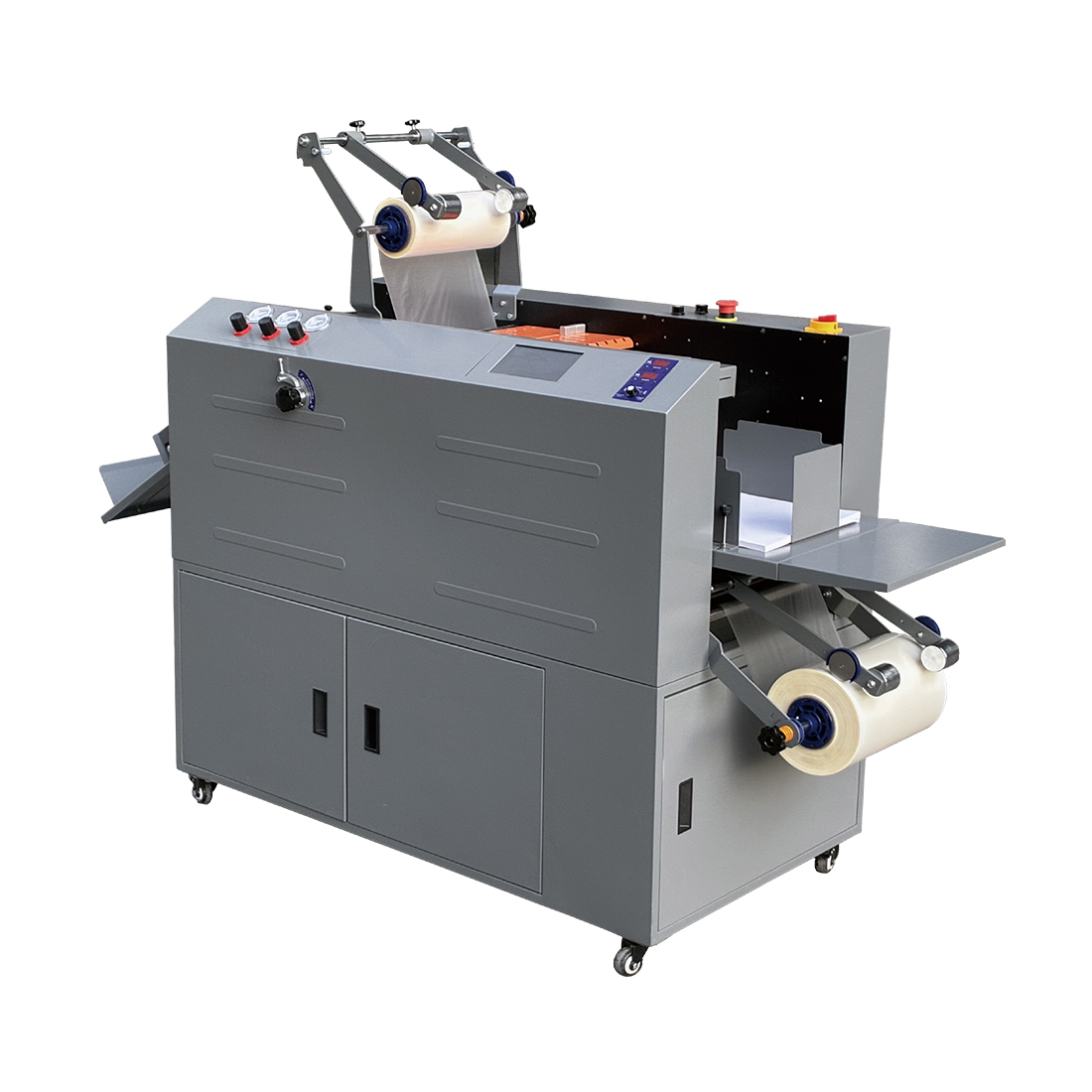 Ламинатор, Sysform, Neo-390G Laminator with lower rewinder, с нижним намотчиком ламинированного материала, холодное и горячее ламинирование, макс ширина 390мм, 0-14 м/мин