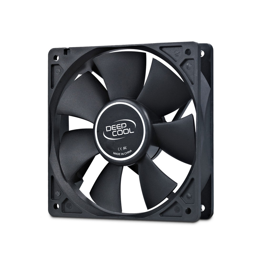 Кулер для компьютерного корпуса, Deepcool, XFAN 120 DP-FDC-XF120, 120мм, 1300±10%об.мин, 43.56CFM, 23.7dB(A), 3pin, 120х120х25мм, Чёрный