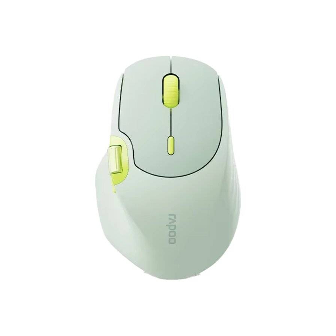 Компьютерная мышь, Rapoo, MT560, 4000dpi, Bluetooth 5.0, Беспроводной 2.4 ГГц, Эффективная дистанция 10 м., Литиевая батарея, Зеленый