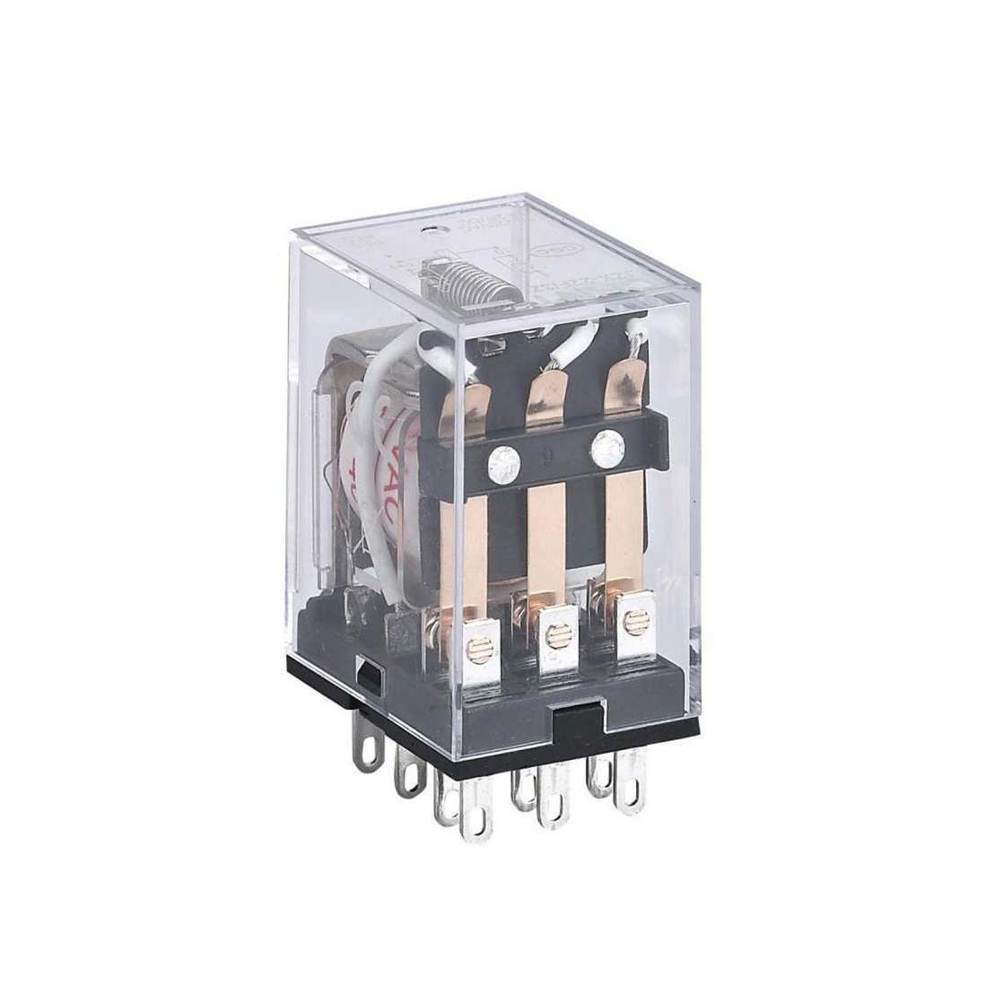 Промежуточное реле, CHINT, 285227 JZX-22F(D), 4 конт. с инд. LED 3А 220В DC