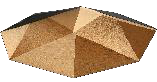 Акустический баффл FELT WAVE (1,524м х 37мм), крепление: 4 троса длиной 1,5м