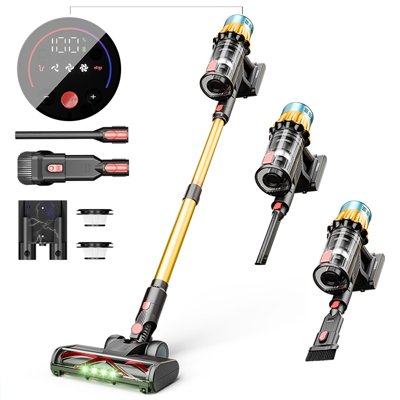 650W 29.6V Customized Telescopic Tube Handheld Vacuum Cleaner Household Stick Vacuums Cleaner High Power Cordless Vacuum Cleaner