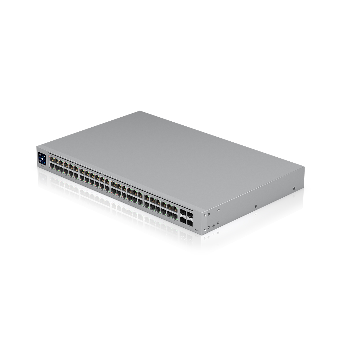 Коммутатор, Ubiquiti, USW-48-POE, UniFi Switch, управляемый L2, 32 порта 10/100/1000 Mbps RJ45 PoE, 802.3af/at, бюджет 195W, 16 портов 10/100/1000 Мбит/с RJ45, 4 порта SFP, Стоечный