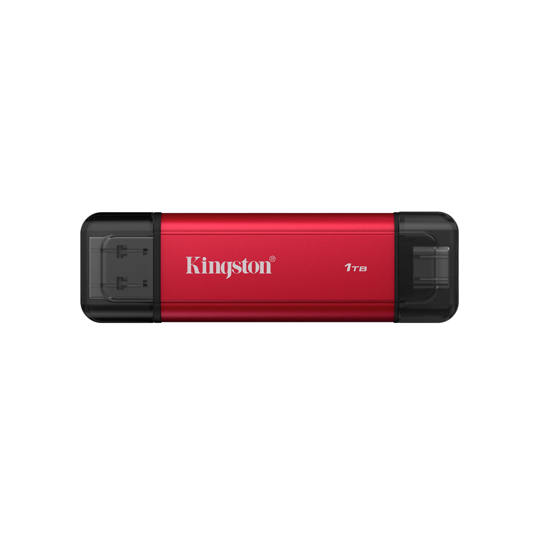 Сыртқы SSD диск Kingston Dual Portable SPSD/1TB 1TB USB-C/USB-A Қызыл