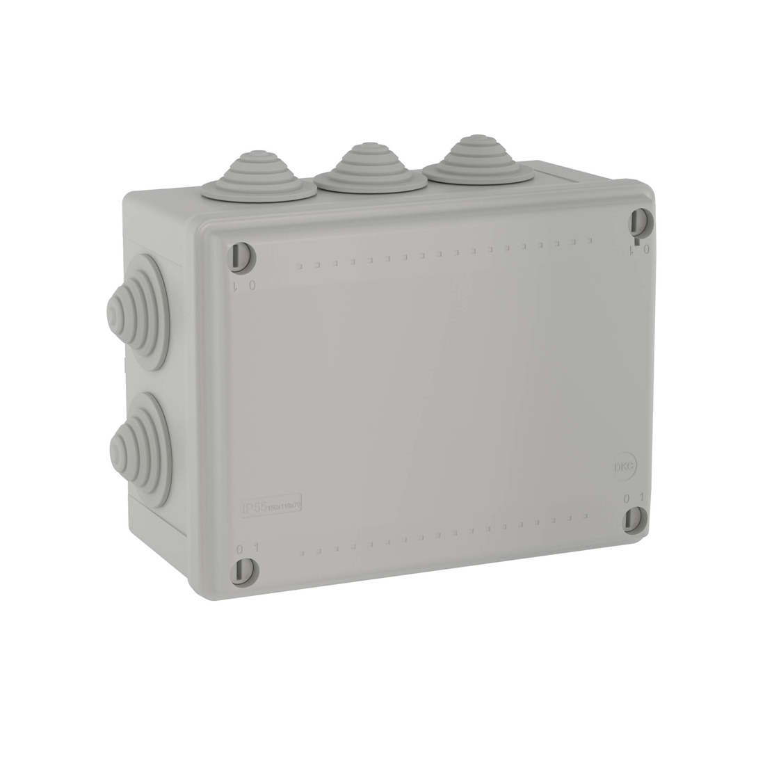 Коробка ответвительная с 10 кабельными вводами, DKC, 54100, д.32мм, IP55, 190х140х70 мм