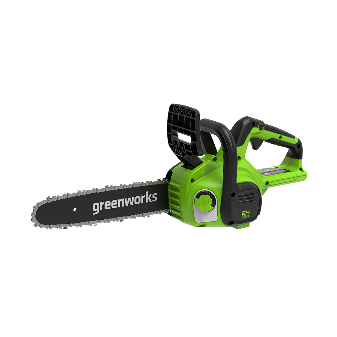 Цепная пила аккумуляторная Greenworks G24CS25, 24V, 25 см, с 1 АКБ 2 Ач и ЗУ