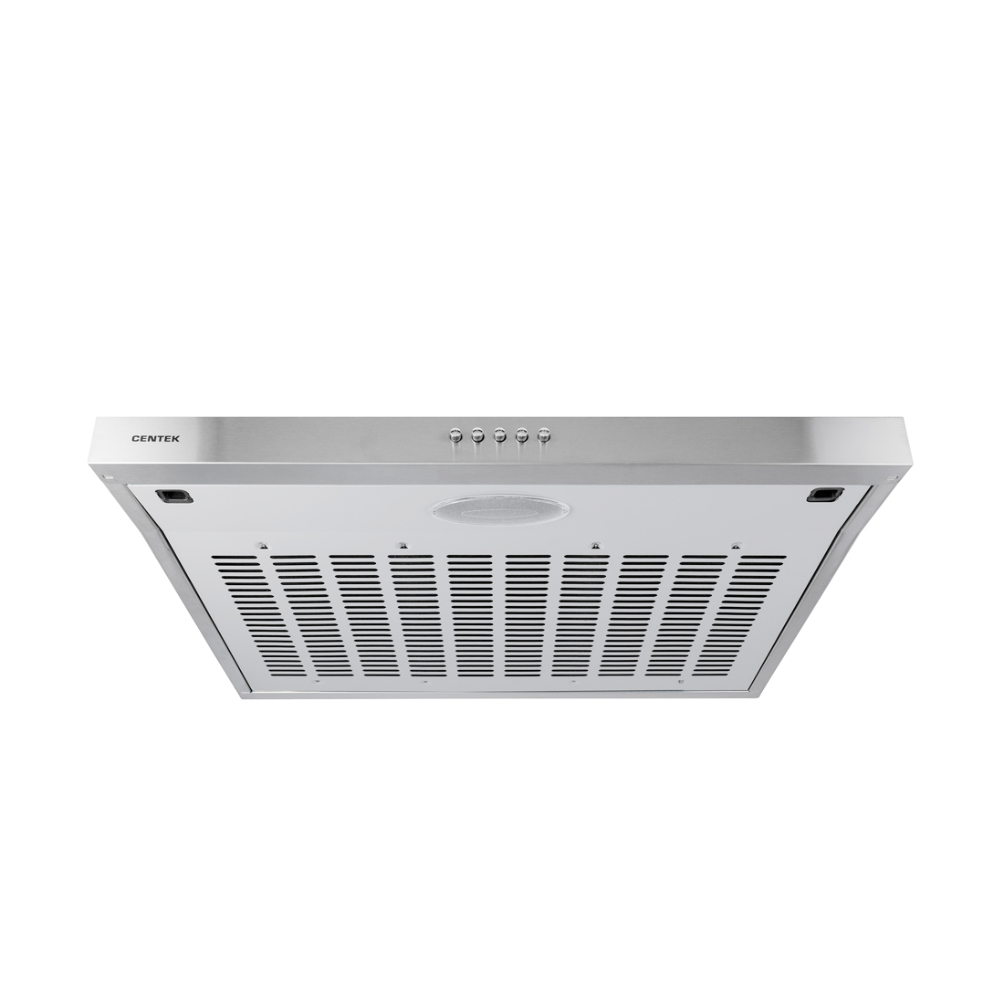 Вытяжка, Centek, CT-1801-60, Козырьковая, Ширина 60 см, 350 м3/час (120 Вт), 3 скорости, LED, Стальной