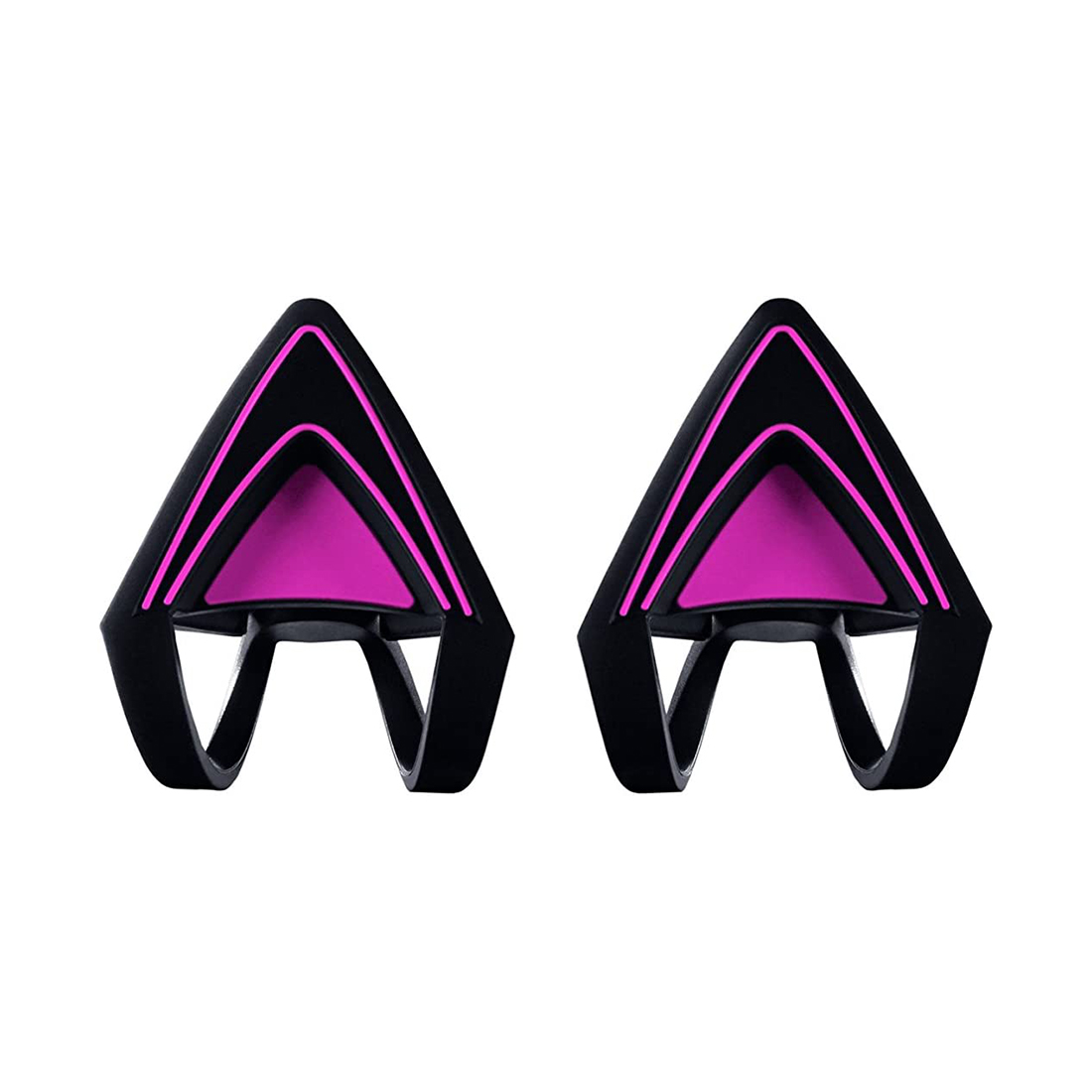Накладные кошачьи ушки на гарнитуру, Razer, Kitty Ears for Kraken (Neon Purple), RC21-01140100-W3M1, Регулируемый дизайн для различных образов, Прочный и водонепроницаемый для беспроблемного использования, 20 гр, Неоново- фиолетовый